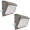 Luxrite Slim Outdoor LED Wall Pack Dusk to Dawn 45/60/75W Up to 10125LM 3CCT 3000K-5000K IP65, 2PK LR40560-2PK - alternate 1